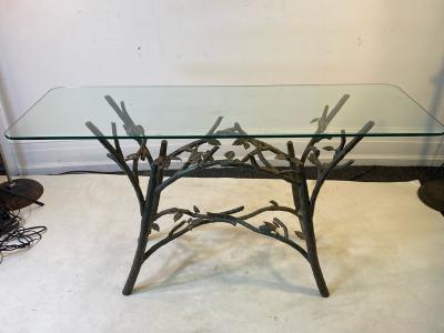  Diego Giacometti TREE BRANCH WITH BIRD CONSOLE IN THE MANNER OF GIACOMETTI