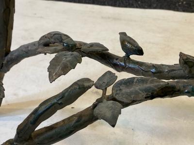  Diego Giacometti TREE BRANCH WITH BIRD CONSOLE IN THE MANNER OF GIACOMETTI