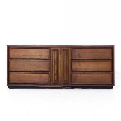  Dillingham Dillingham Mid Century Pecky Cypress Lowboy Dresser