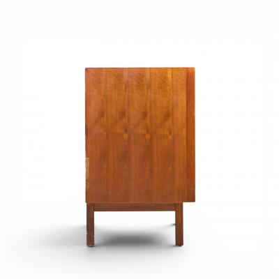  Dillingham Dillingham Mid Century Walnut and Cane Sideboard Credenza and Hutch