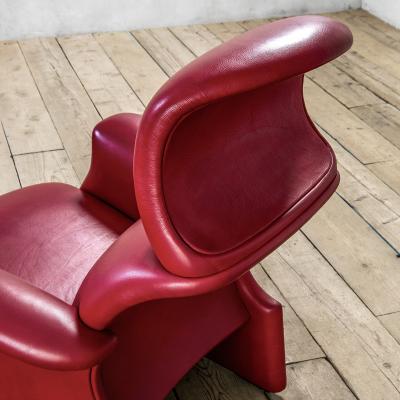  Dino Gavina Studio Simon Dino Gavina Armchair with Pouf mod Viscontea