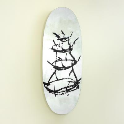  Dino Gavina Studio Simon Dino Gavina Mirrored Panel mod Scolabottiglie