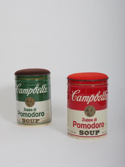  Dino Gavina Studio Simon Dino Gavina for Studio Simon Andy Warhol Campbell s Soup Can Stool Italy 1971