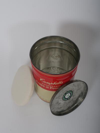  Dino Gavina Studio Simon Dino Gavina for Studio Simon Andy Warhol Campbell s Soup Can Stool Italy c1971