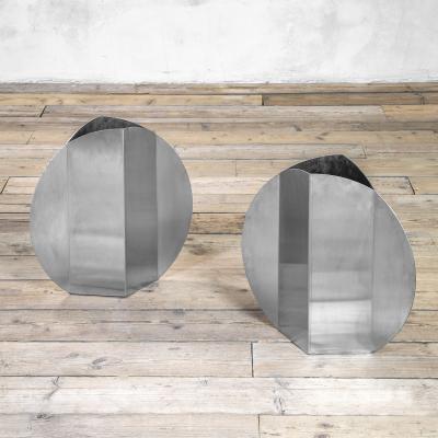 Dino Gavina Studio Simon Pair of Umbrella Stands model Sebastian by Marco Brunori for Gavina