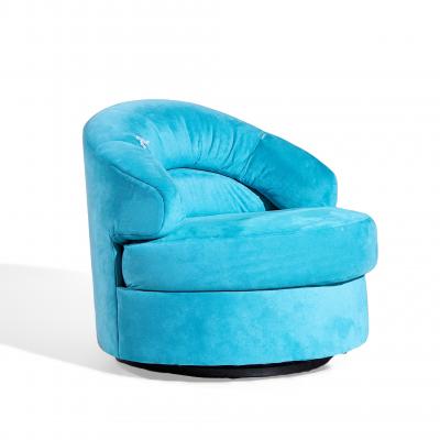  Directional Directional Mid Century Swivel Lounge Chairs Pair