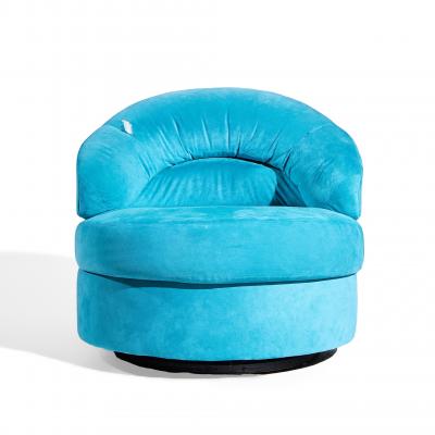  Directional Directional Mid Century Swivel Lounge Chairs Pair