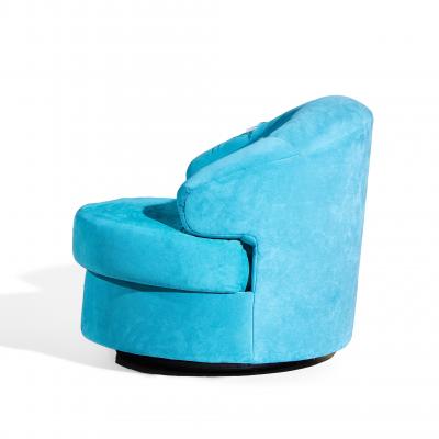  Directional Directional Mid Century Swivel Lounge Chairs Pair