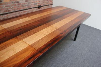  Directional Mixed Woods Gallery One Dining Table by Milo Baughman for Directional