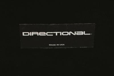  Directional Pair of High Back Directional Armchairs in Caf Boucl with Bleached Wood Arms