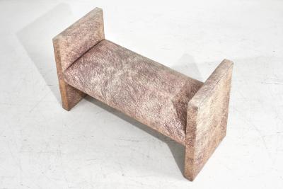  Directional Post Modern High Arm Bench by Directional 1970