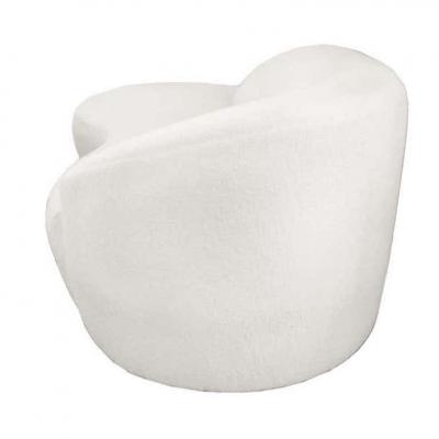 Directional Serpentine Style Sofa with Chrome Feet by Directional Furniture
