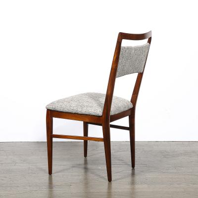  Directional Set of 4 Paul McCobb Mid Century Sculptural Walnut Dining Chairs by Directional