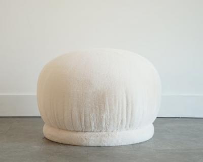  Directional Set of Swivel Poufs Ottomans by Directional 1970s