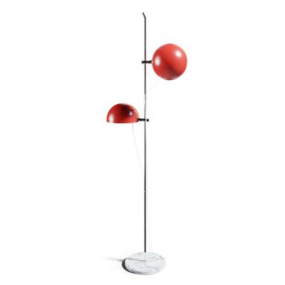  Disderot Alain Richard A23 Metal and Marble Floor Lamp for Disderot