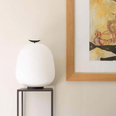  Disderot Large Joseph Andr Motte J13 Table Lamp in Metal and Glass for Disderot
