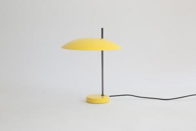  Disderot Pierre Disderot Model 1013 Table Lamp in White Chrome for Disderot France