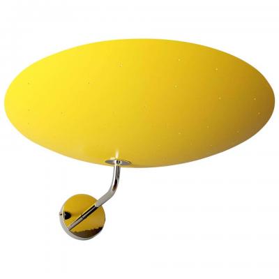  Disderot Pierre Disderot Model 2059 Large Perforated Wall Lamp in Black Brushed Brass