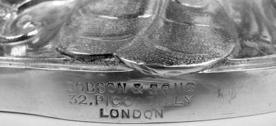  Dobson Sons English Edwardian Exotic Palm Tree Camel Imperial Centerpiece 1902