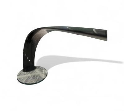  Dominici Table lamp with glass base and painted aluminum structure Enrico Furio Dominici