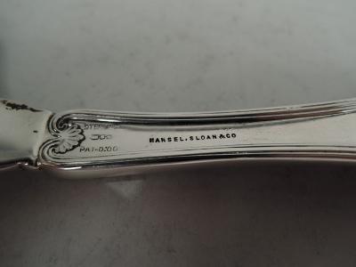  Dominick Haff Dominick Haff Century American Sterling Silver Fish Serving Pair