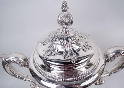  Dominick Haff Very Large American Edwardian Classical 23 Inch Covered Urn 1901