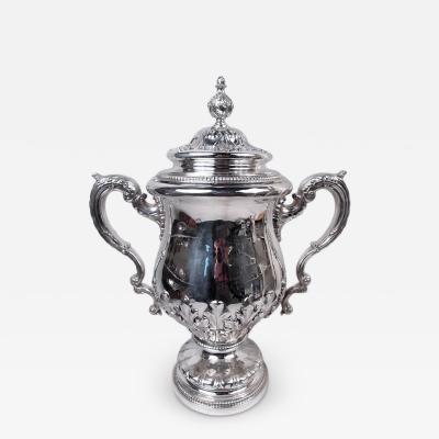  Dominick Haff Very Large American Edwardian Classical 23 Inch Covered Urn 1901