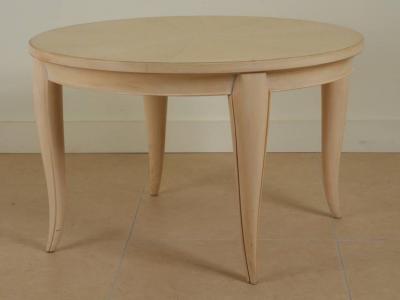  Dominique Dominique Low or Side Table in Rayed Sycamore