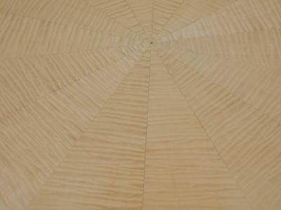  Dominique Dominique Low or Side Table in Rayed Sycamore