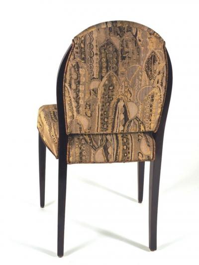  Dominique Dominique Pair of Ebonized Side Desk Chairs