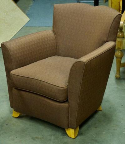  Dominique Dominique Pair of Mustache Club Chairs