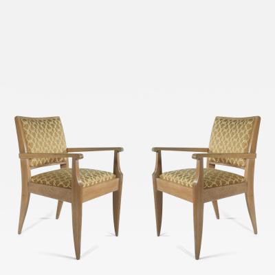  Dominique Dominique Pair of Oak Armchairs