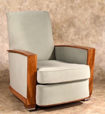  Dominique Dominique pair of club chairs with footstool