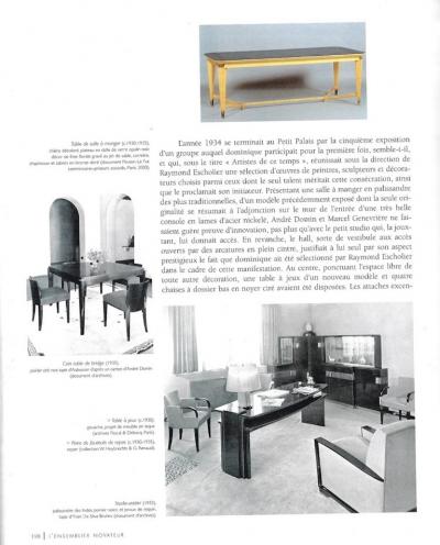  Dominique Dominique pair of club chairs with footstool