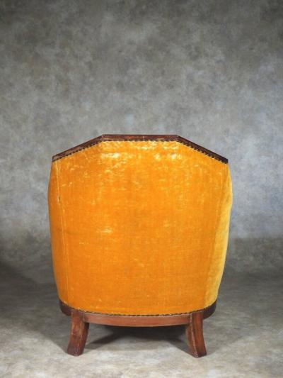  Dominique Dominique single faceted back club chair