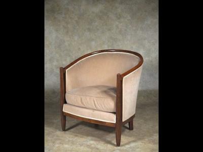  Dominique Dominique single round backed club chair