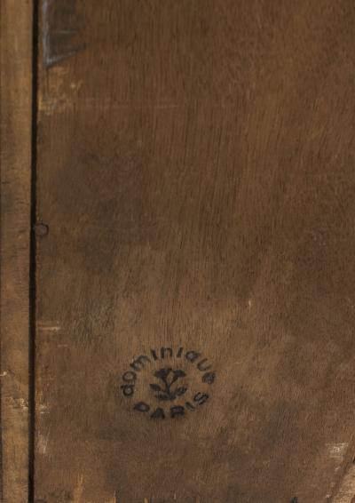  Dominique French Art Deco Rosewood Vitrine Bar Cabinet