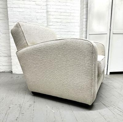  Dominique French Upholstered Lounge Chair Manner of Dominique