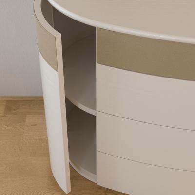 Domus Design 900 European Chest Bedside Table Pouf