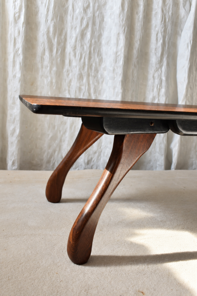  Don S Shoemaker Don S Shoemaker Cocobolo Parquet Coffee Table for Se al S A Mexico 1960s