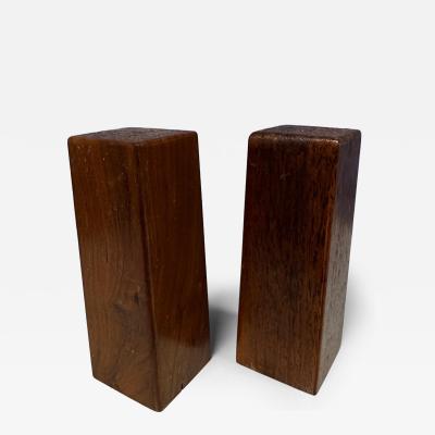  Don S Shoemaker Don Shoemaker Style Rosewood Salt and Pepper Shakers