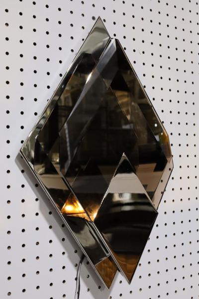  Donghia Donghia Bijou Wall Sconces in Nickel and Smoked Murano Glass 4 Available