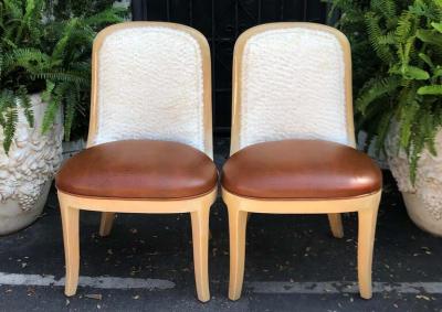 Donghia Vintage Signed Donghia Modern Designer Side Chair