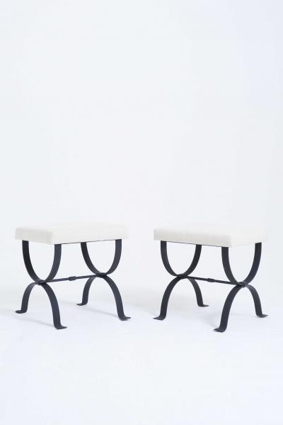  Dorian Caffot de Fawes Pair of Alaior Stools by Dorian Caffot de Fawes