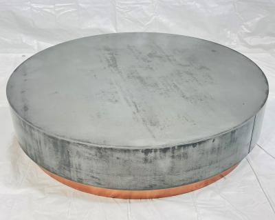  Draga Aurel Loren Coffee Table by Draga Aurel for Baxter Aged Nickel Copper Italy