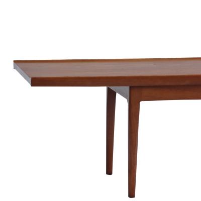  Drexel Drexel Heritage Furniture A Modernist Kipp Steward bench table in walnut 