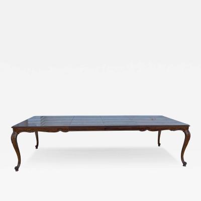  Drexel Drexel Heritage Furniture French Provincial Oak Parquet Top Dining Table chairs available 