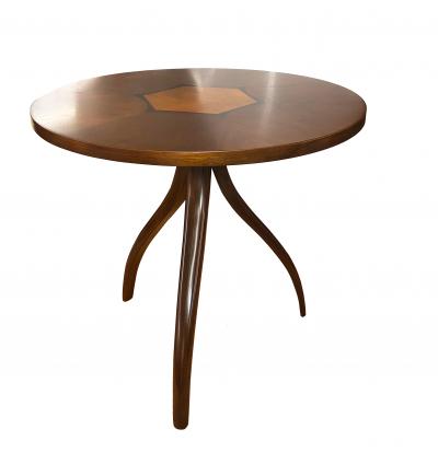  Drexel Drexel Heritage Furniture Kipp Stewart for Drexel Composite Swag Tri Leg Side Table