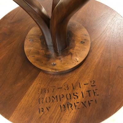  Drexel Drexel Heritage Furniture Kipp Stewart for Drexel Composite Swag Tri Leg Side Table