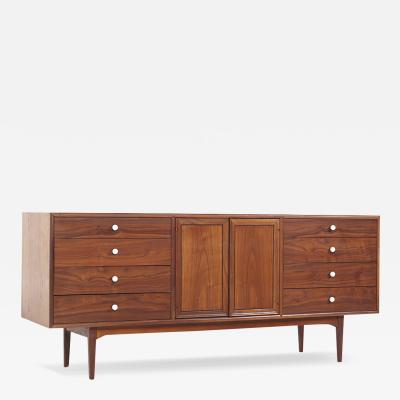  Drexel Drexel Heritage Furniture Kipp Stewart for Drexel Declaration Mid Century 11 Drawer Lowboy Dresser